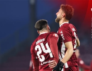 CFR Cluj - Metaloglobus, la un pas de o surpriză de proporții, într-un meci cu 6 goluri