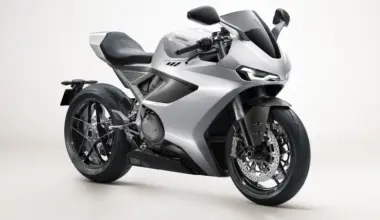 motocicleta gri super sport pe fundal alb