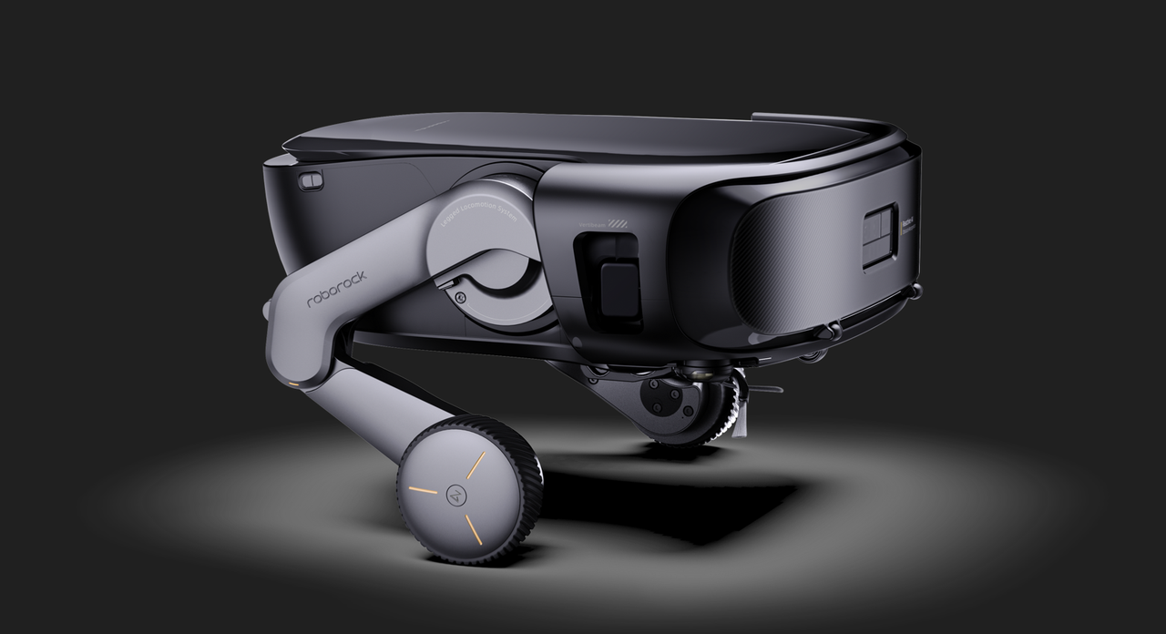 După aspiratorul inteligent cu braţ pentru şosete, Roborock lansează acum şi aspiratorul inteligent cu picioare pentru urcat scările