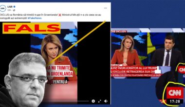 USR a falsificat înregistrarea unei emisiuni de la Antena 3 CNN pentru a demonstra că Radu Miruță nu a zis că putem trimite trupe în Groenlanda