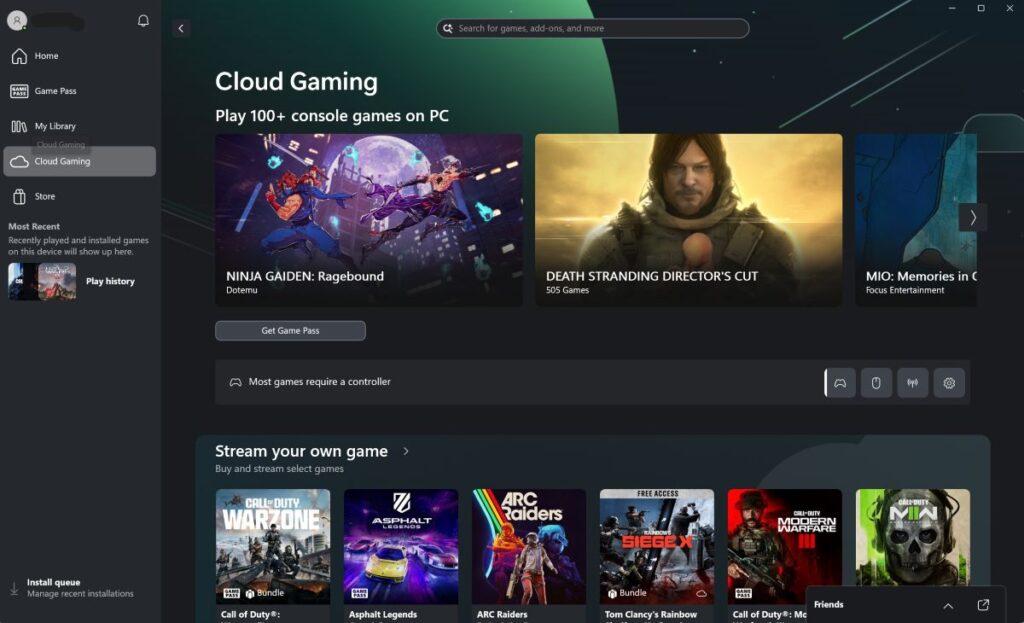 De azi toate laptopurile cu cipset Snapdragon și Windows 11 on Arm au acces la jocurile din platforma Xbox (local și în Cloud).