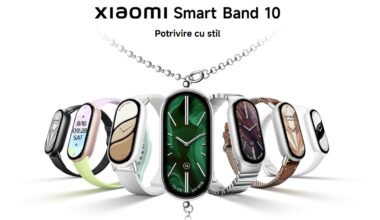 braţara inteligentă Xiaomi Smart Band 10 poate fi achiziţionată la super preţul de 154.53 lei