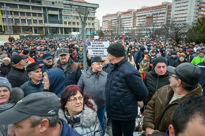 Protest la Miercurea Ciuc FOTO: Facebook/Transylvanian Talk