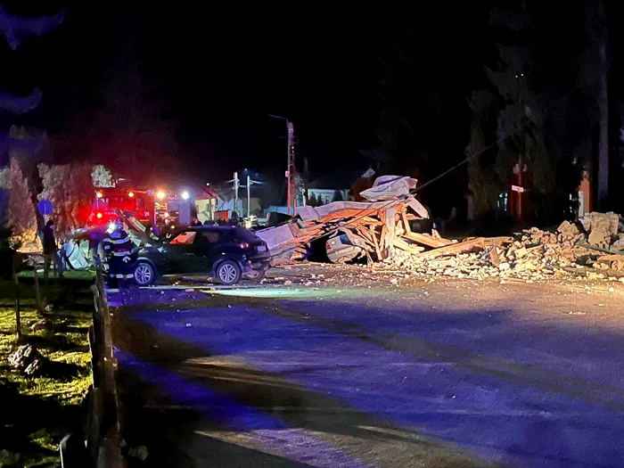Mașini avariate FOTO: Anca Veronica Schlachter /FB