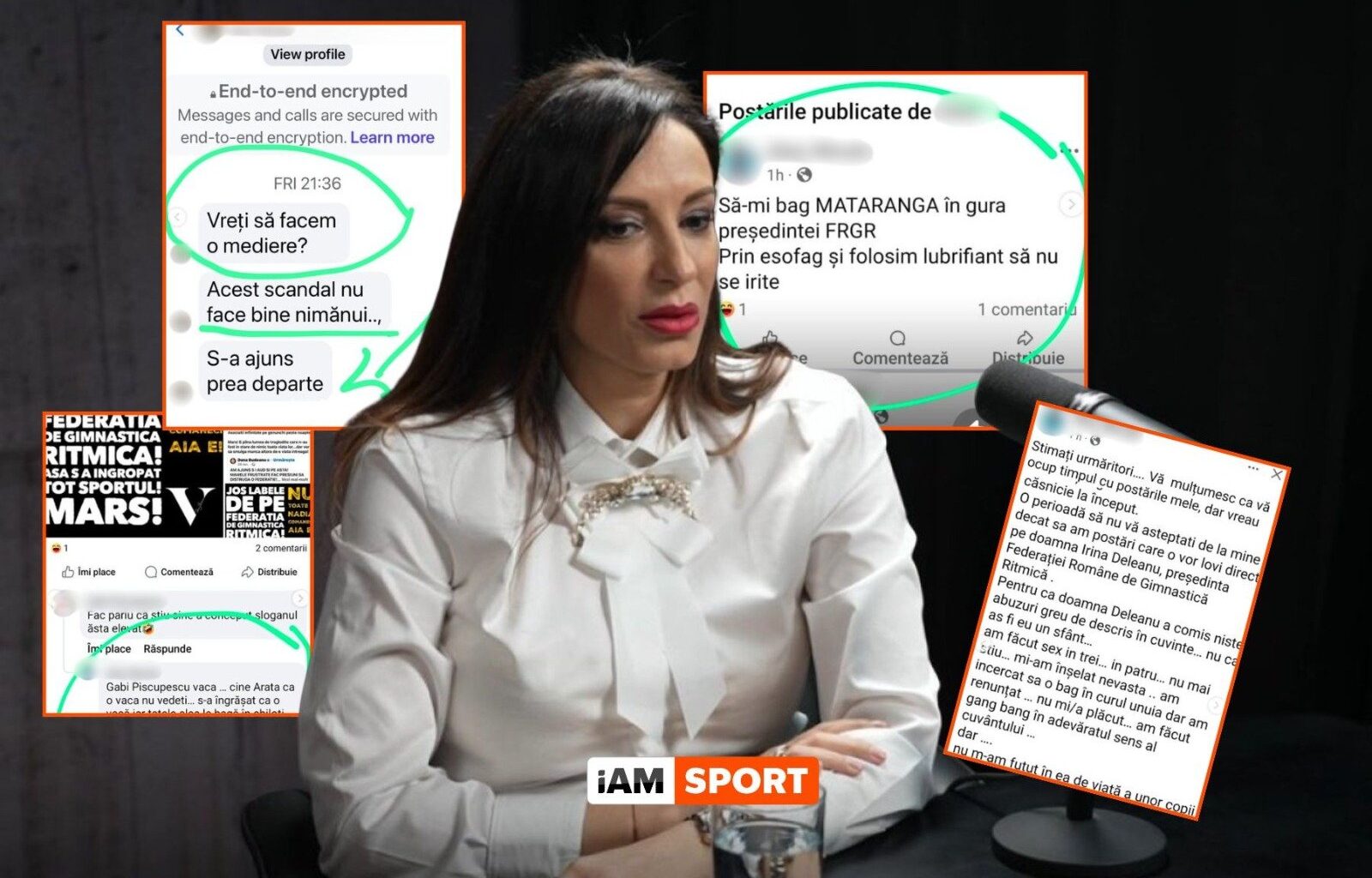 Irina Deleanu este victima unor amenințări online.