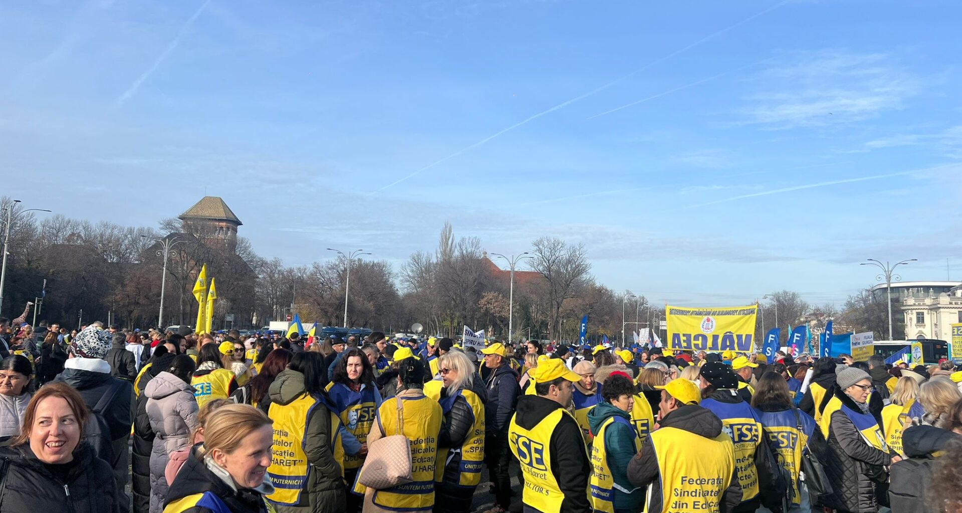 Protest al sindicaliștilor din Educație, așteptat astăzi în faţa Guvernului / Principalele motive ale manifestației