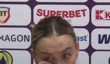 Ana Bogdan, în lacrimi / VIDEO. Învinsă în primul tur de la Transylvania Open, românca nu și-a mai putut stăpâni emoțiile: „Aveam alte planuri”