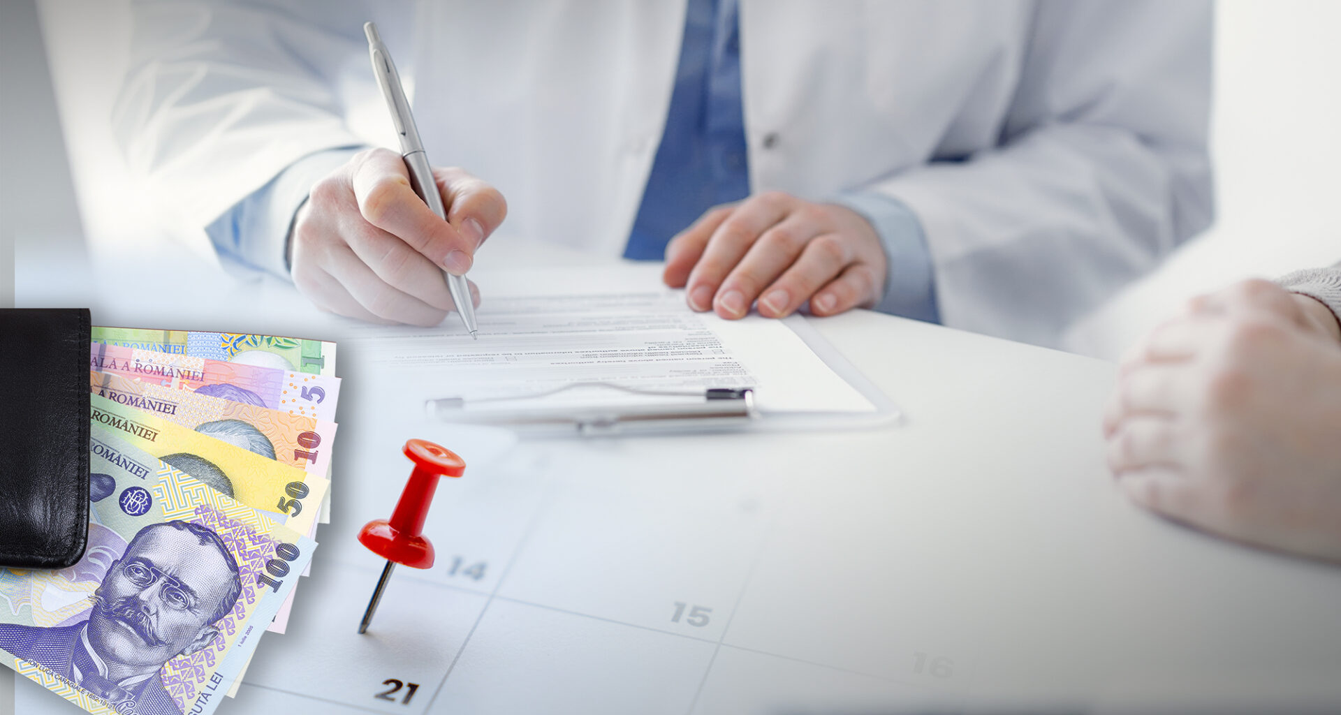 Concediu medical, imagine ilustrativă. Foto: Dreamstime, Shutterstock. Colaj: Ion Mateș / HotNews