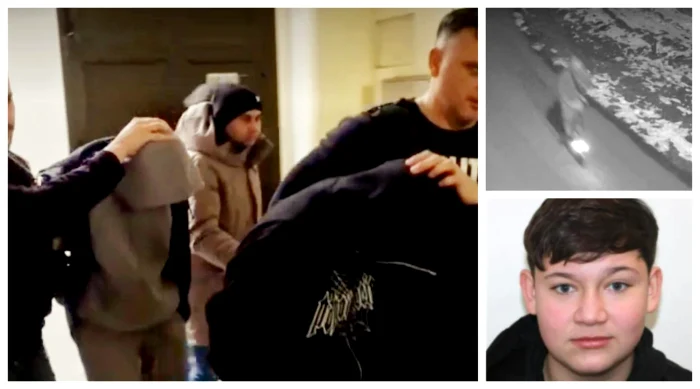 Mario și minorii de 15 ani arestați în acest caz. FOTO Colaj Adevărul