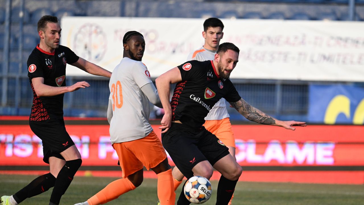 Metaloglobus - FK Csikszereda 0-1. Ciucanii urcă pe locul 13 în clasament