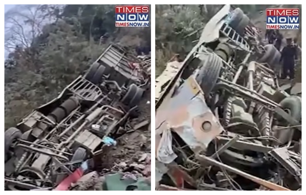 Un autobuz plin de călători a căzut într-o râpă. 19 decese confirmate VIDEO