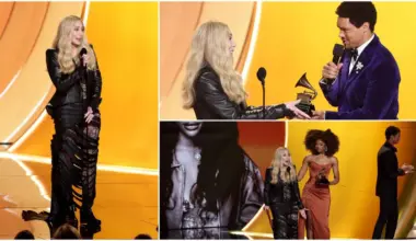 colaj cu cher pe scena