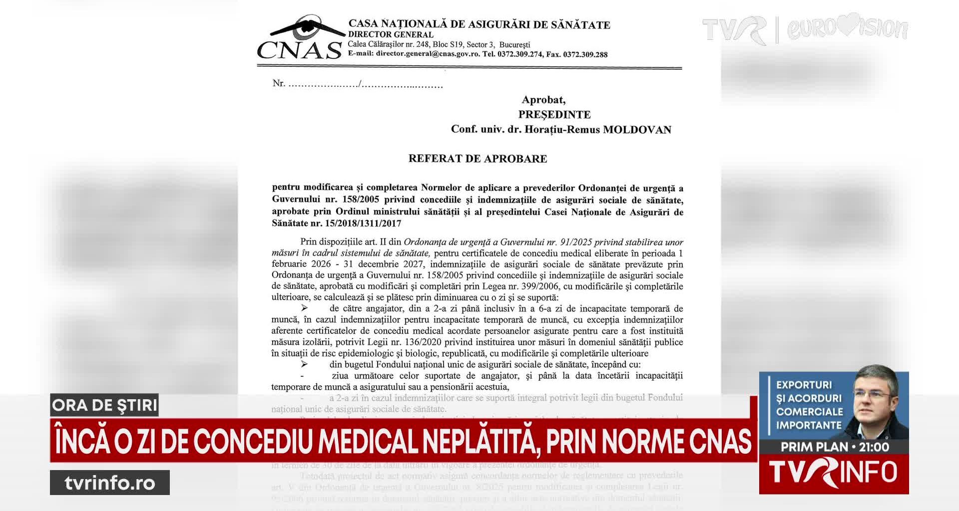 Scandalul concediilor medicale se extinde: încă o zi fără plată, în plus faţă de prima zi de boală, prin norme CNAS