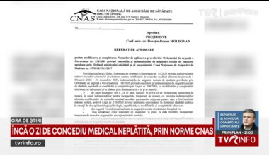 Scandalul concediilor medicale se extinde: încă o zi fără plată, în plus faţă de prima zi de boală, prin norme CNAS