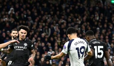 FOTO. VAR a la Liga 1! Fază de neînțeles la Tottenham - City: a dat gol după ce a șutat în piciorul fundașului! Guardiola, furios