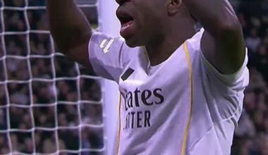 Vinicius, din nou fluierat pe „Bernabeu”! FOTO: Starul lui Real Madrid a răspuns cu un GOLAZO, de lângă Rațiu!