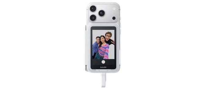 Insta360 lansează un ecran magnetic pentru spatele telefoanelor, ca să ajute la selfie-uri și filmări