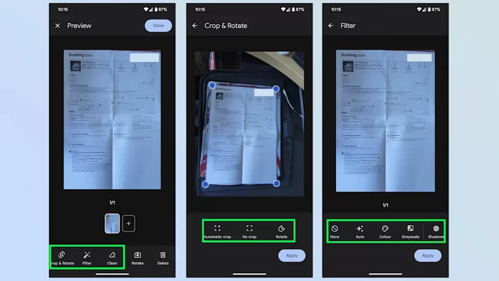 Google Drive primește un scanner mult mai capabil; Funcțiile noi folosesc AI direct pe telefon