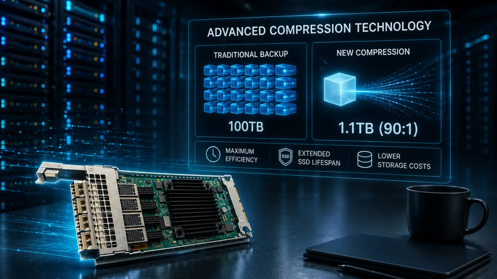 Huawei promite o compresie de până la 90:1 pentru datele de backup; Ar putea schimba complet piața stocării enterprise?