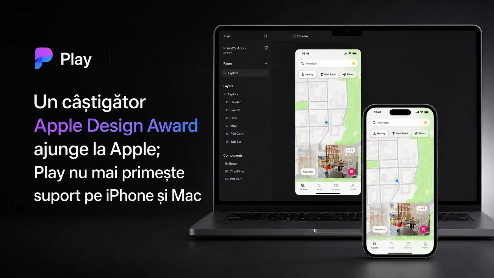 Un câștigător Apple Design Award ajunge la Apple; Play nu mai primește suport pe iPhone și Mac
