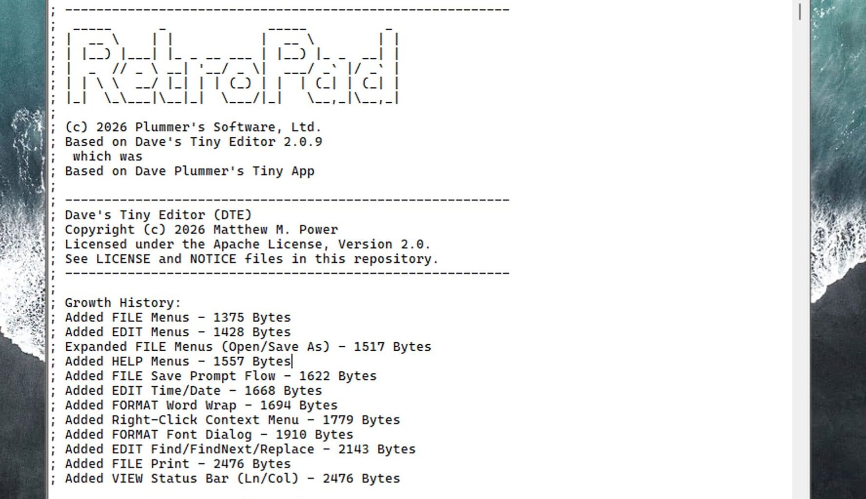 Vechiul Notepad din Windows XP, reprodus prin RetroPad, o aplicație de 2,7 KB