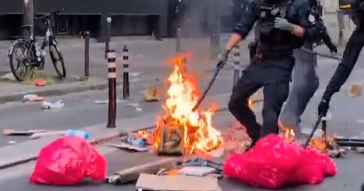 Haos la Paris, în timpul finalei Champions League! FOTO: Forțele de ordine, nevoite să intervină! Arestări după actele de vandalism din timpul meciului PSG - Arsenal