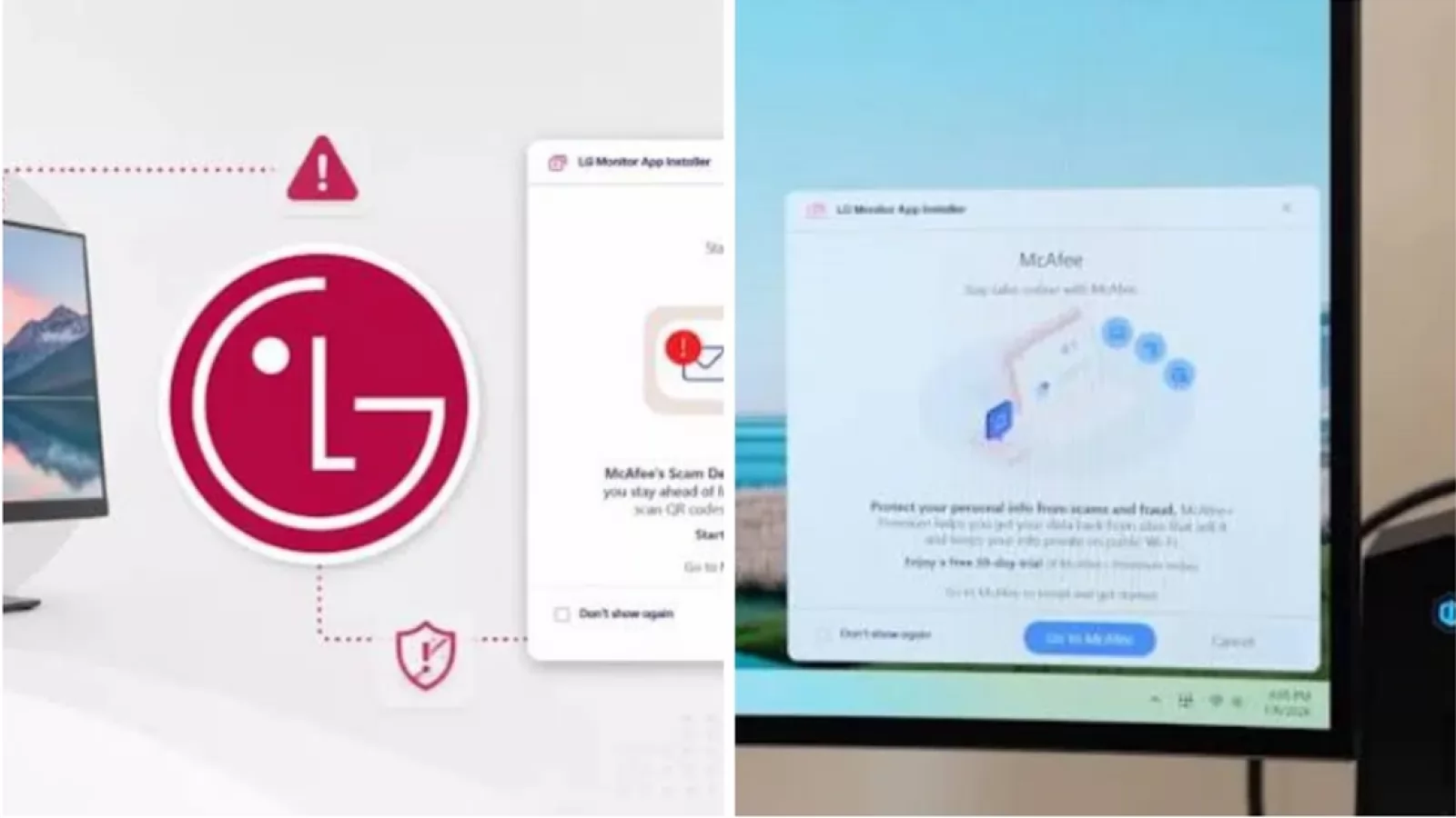LG strecoară reclame în Windows 11, prin monitoarele sale; Microsoft intervine!