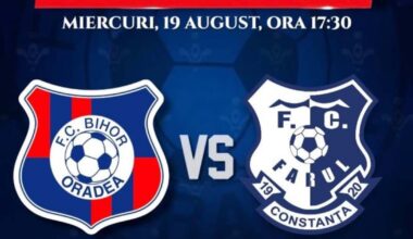 Se pun în vânzare biletele pentru meciul dintre FC Bihor și Farul Constanța, din play off-ul Cupei României