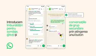 WhatsApp aduce îmbunătățiri pentru conversațiile de grup, sondaje mai eficient plus alte opțiuni de comunicare