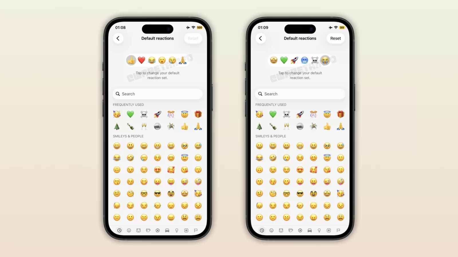 WhatsApp pregătește reacții rapide cu emoji la alegere pe iPhone, le rezervă însă abonamentului Plus