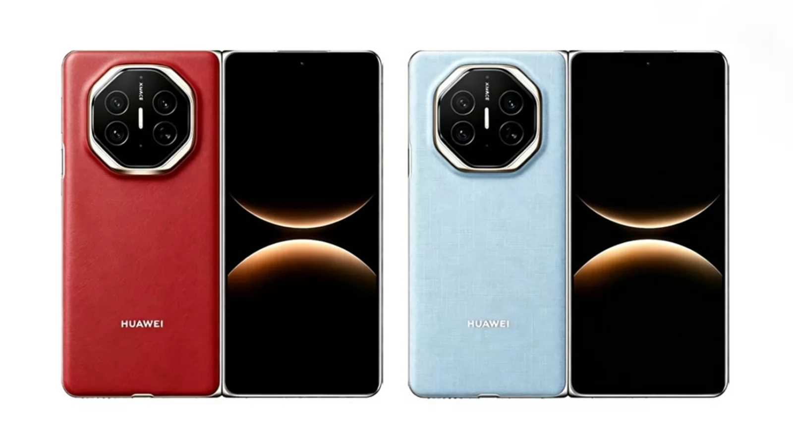 Huawei Mate X8 apare în randări: modul foto octogonal, corp mai suplu și trei culori elegante
