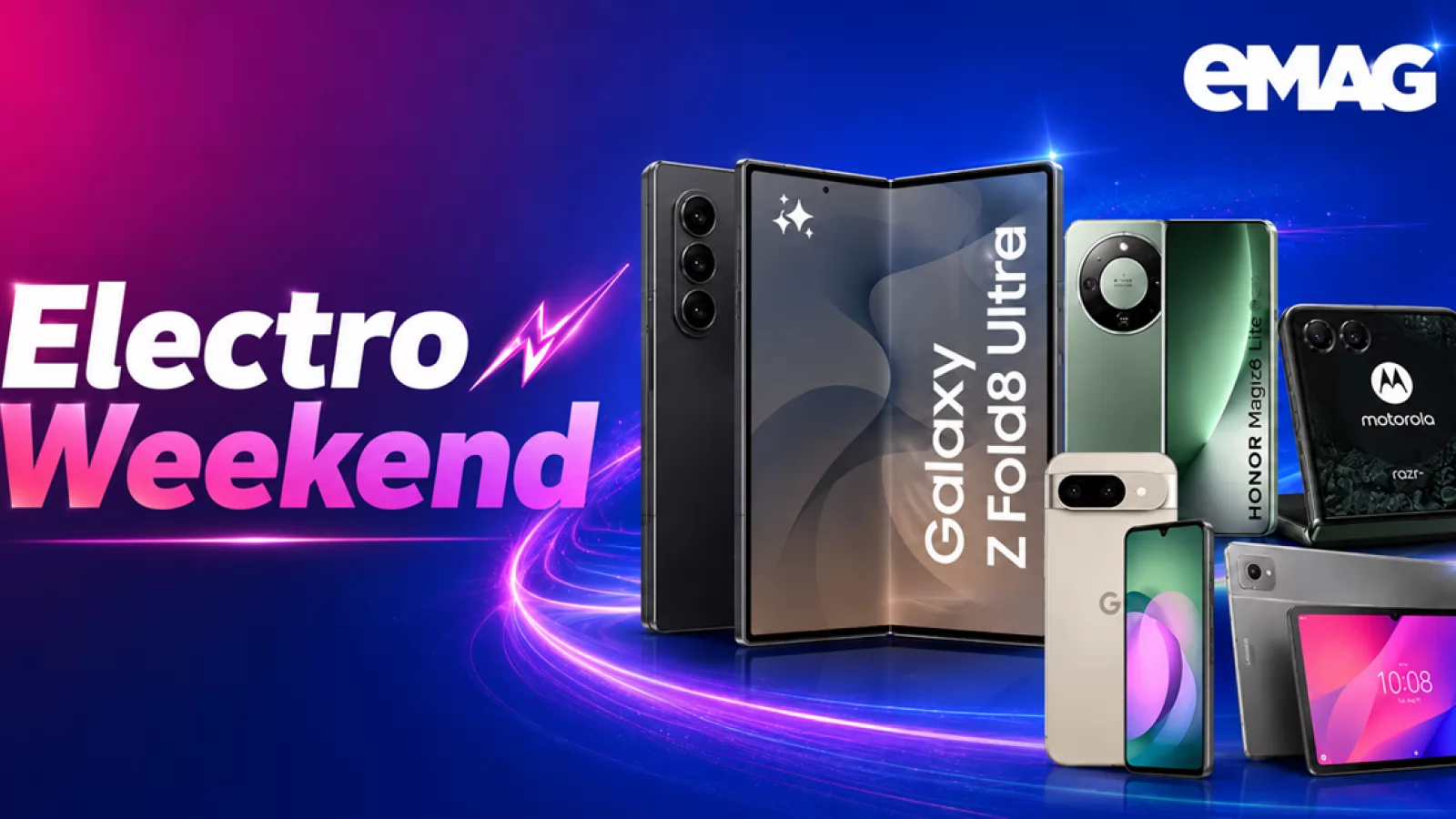 Ce telefoane găsești în Electro Weekend la eMAG, între 28 și 31 august? Modele 2026, cupoane și variante resigilate