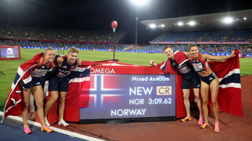 Atletism: Norvegia a refuzat medalia de aur de la ștafeta mixtă 4x400 m. ''Situația e absurdă''