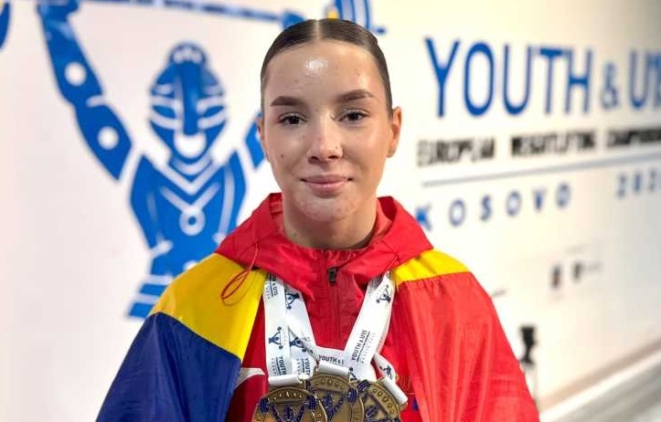 Trei medalii de aur pentru sportiva din România la Campionatul European