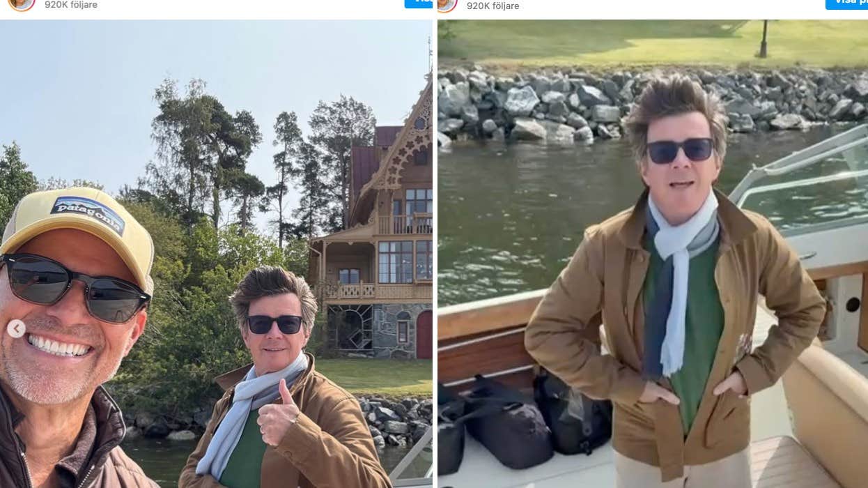 Rick Astleys lediga dagar i Sverige