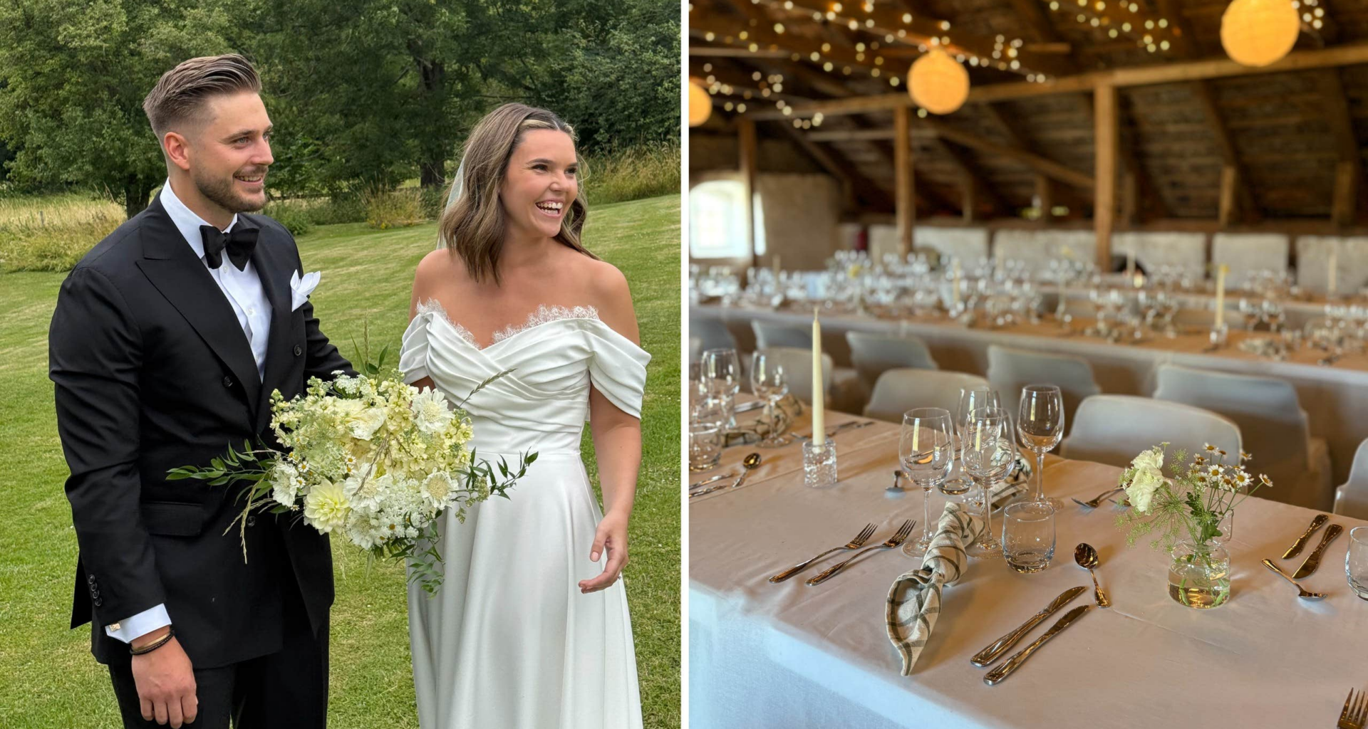 Brudparets presenter kastades som sopor – städfirmans svar