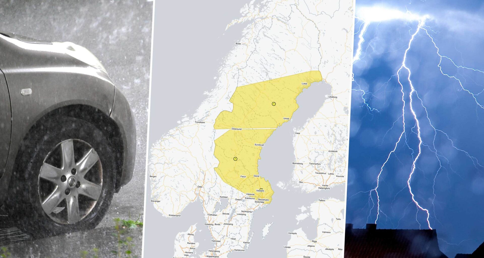 SMHI varnar för åska i stora delar av Sverige | Väder