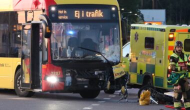 Vittnet om bussolyckan i Gävle – mopedist dog