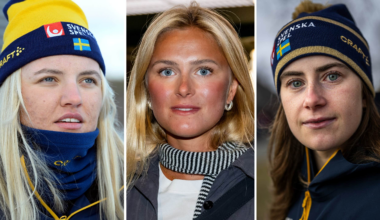 Frida Karlsson, Ebba Andersson och Linn Svahn nobbar lägret