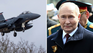 ”Stålring” av stridspiloter ska skydda Putin på amerikansk mark
