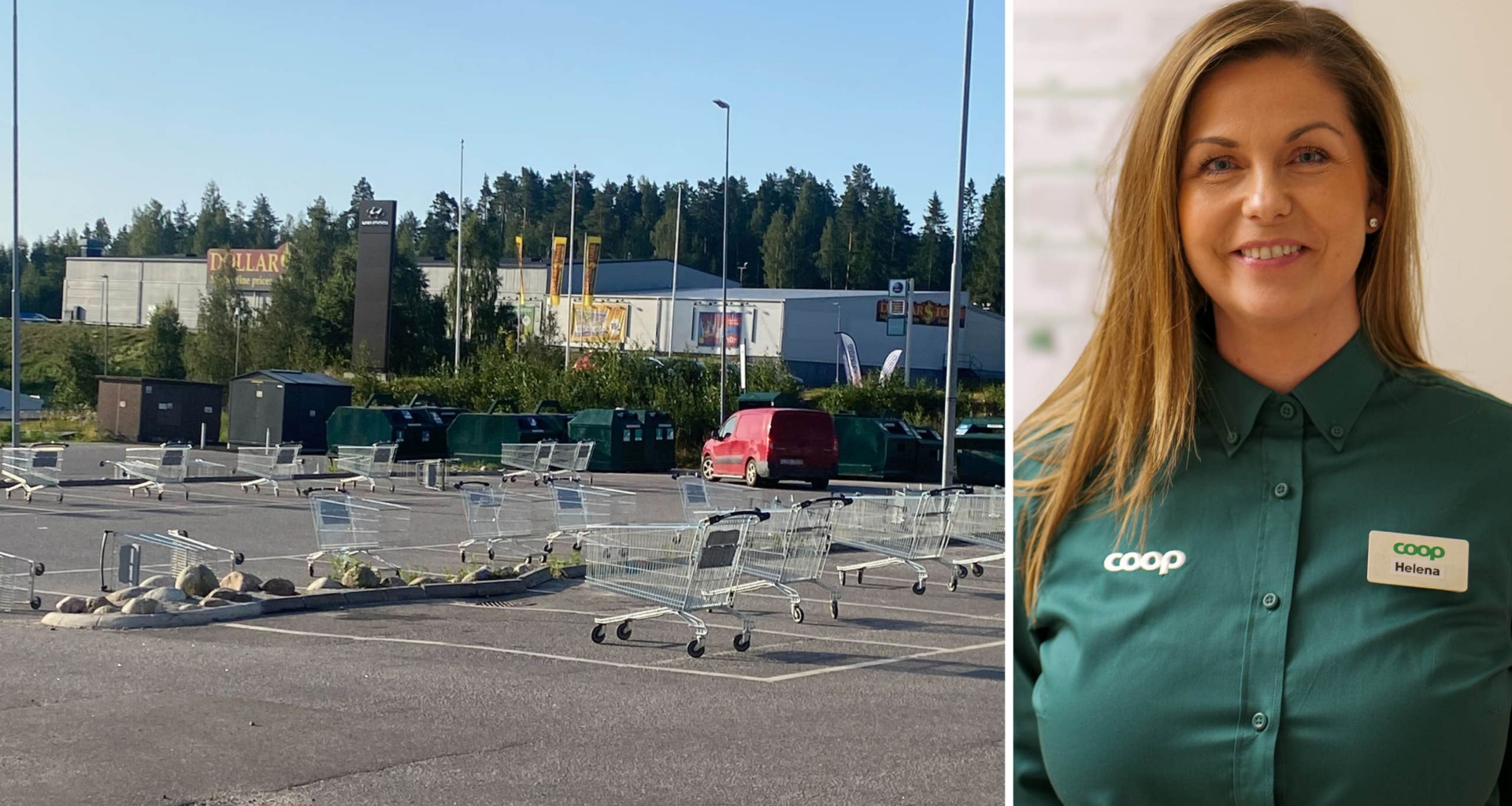 Kundvagnskaos på Stora Coop Hudiksvall efter viral trend