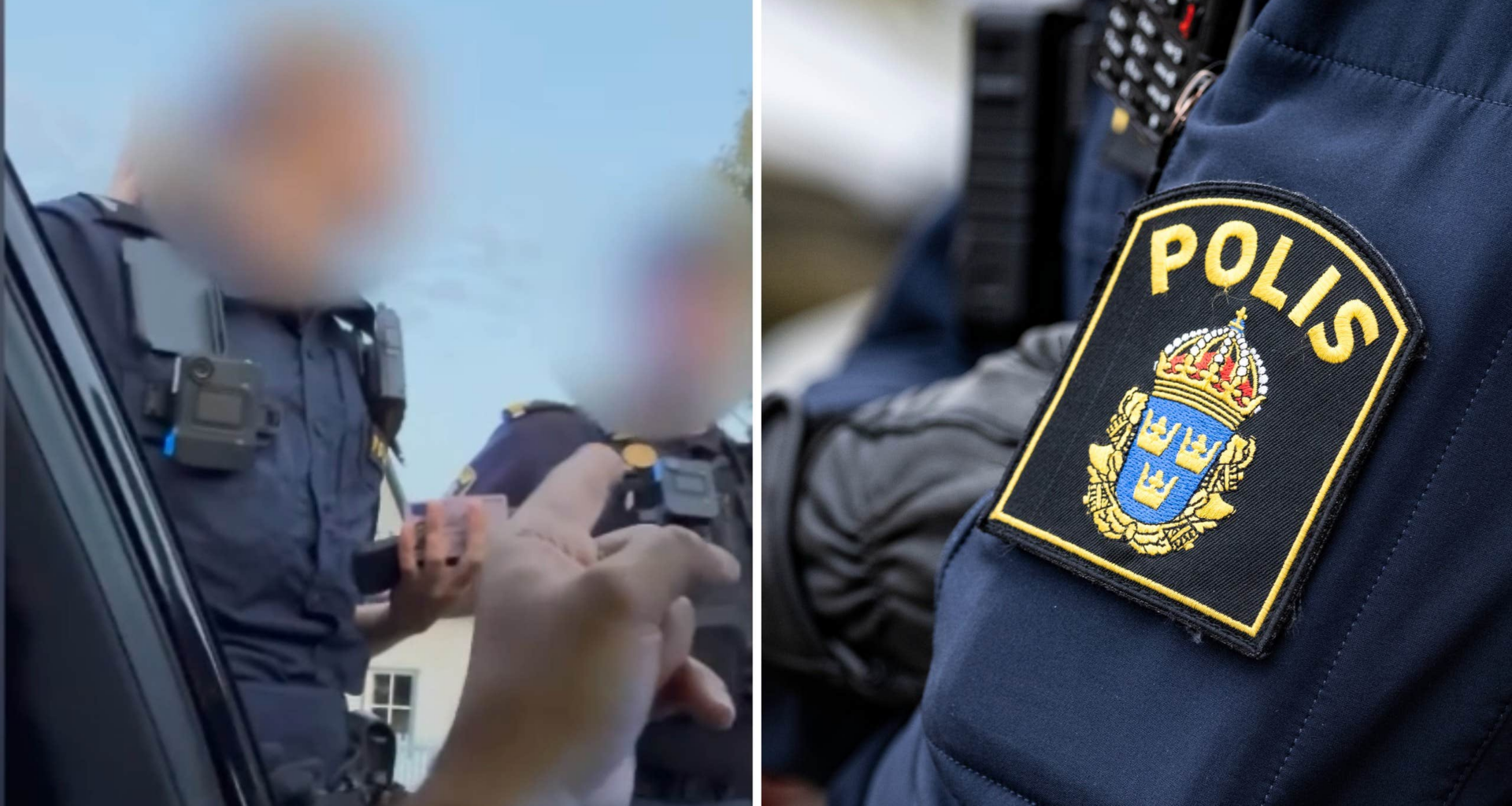 Polis hånade man i meddelande – fångades på film