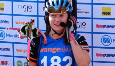 Ella Halvarsson tar SM-guld i rullskidskytte