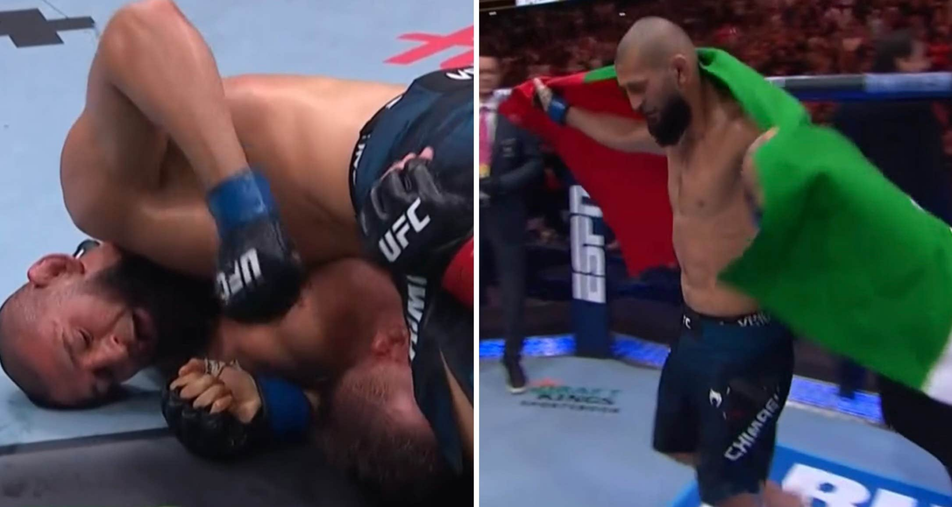 Khamzat Chimaev mästare i UFC 319 mot Dricus du Plessis