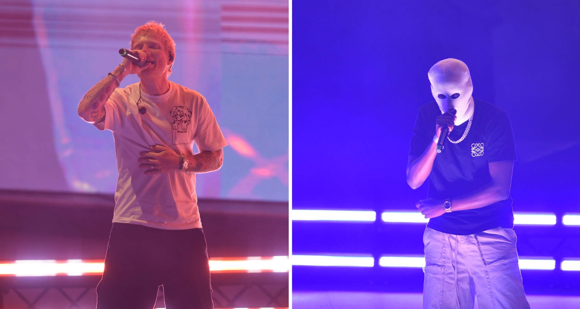 Ed Sheeran dyker upp på 1.Cuz spelning på Gröna Lund