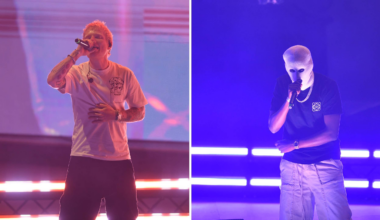 Ed Sheeran dyker upp på 1.Cuz spelning på Gröna Lund