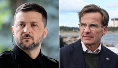 Zelenskyj tackar Kristersson – efter ilskan mot Ungern