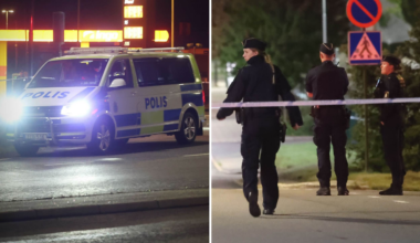 Två skjutna i bil norr om Stockholm