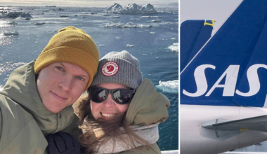 Jakub och Iva strandade på Grönland – flyg till Stockholm inställt