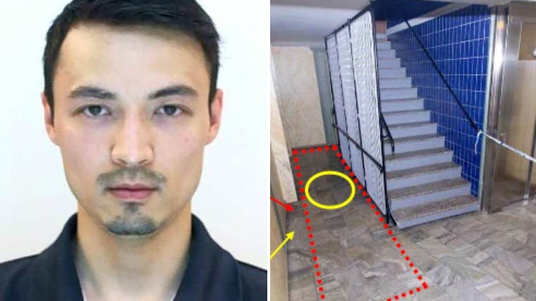 Mohsen Asghari, 26,
våldtog brevbäraren